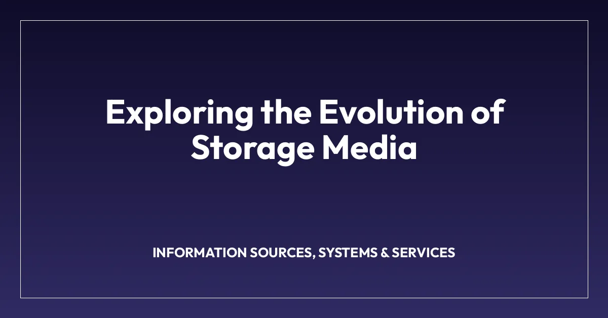 Exploring the Evolution of Storage Media